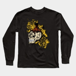 Skull-Hawk Long Sleeve T-Shirt